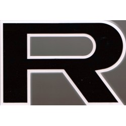 Buchstabe "R" zu Schriftzug