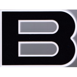 Buchstabe "B" zu Schriftzug