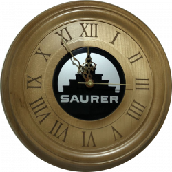 Horloge murale en bois SAURER