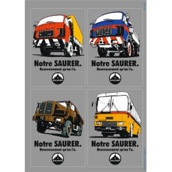 Adesivi Set 1 Notre SAURER....