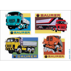 Autocollant Set 6 SAURER...