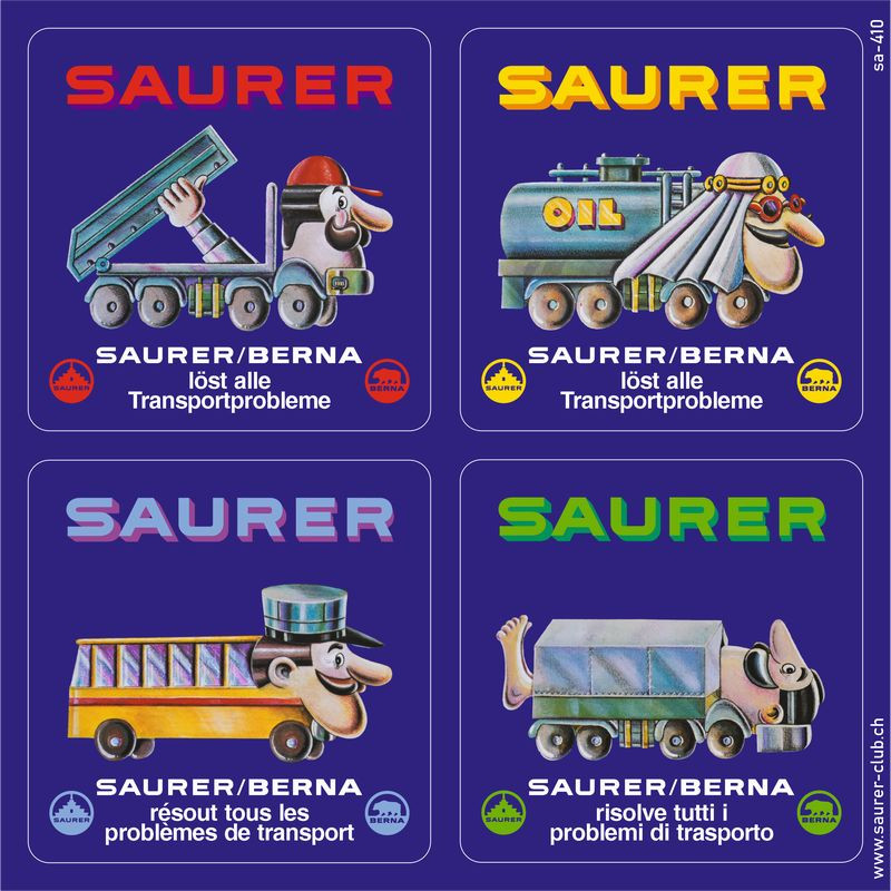 Adesivi Set 3 SAURER/BERNA löst alle Transportprobleme