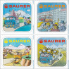 Adesivi Set 4 SAURER Comic
